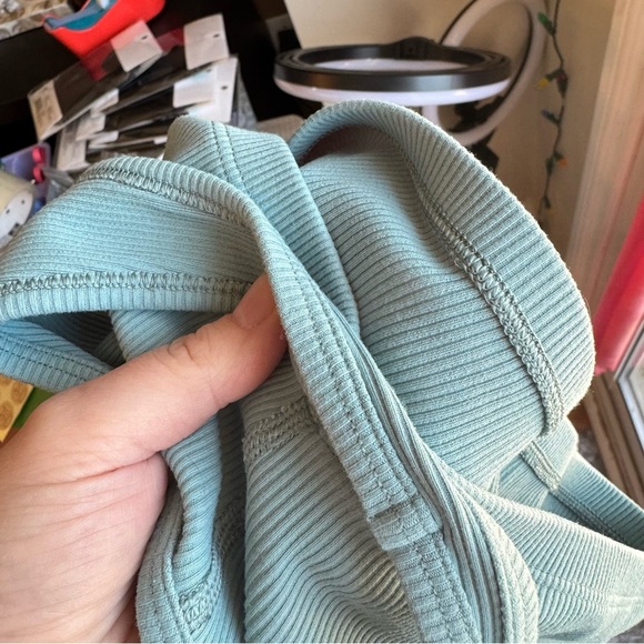 TNA Blue Ribbed Bralette - Picture 4 of 4